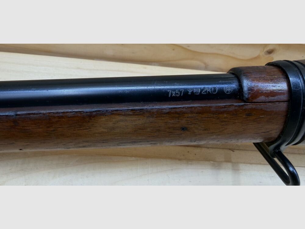 Einzellader DWM Mod. 1908 "Brasilien - Mauser 7x57 mit Schwenkmontagebasen 7x57