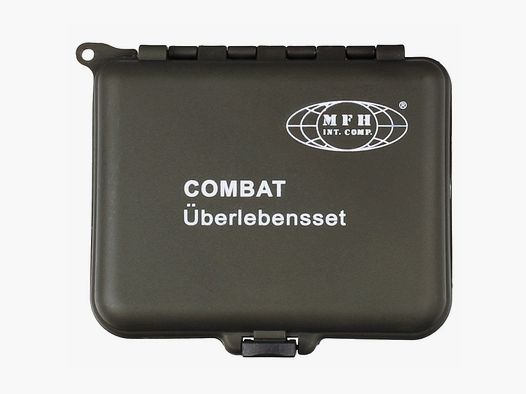 MFH Combat Kit de Supervivencia de 36 piezas, oliva