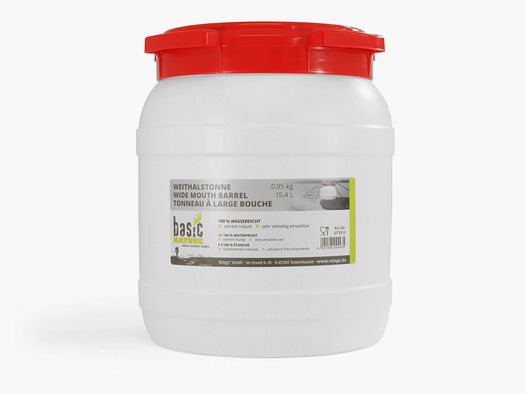 Basic Nature Weithalstonne rund 15,4 L
