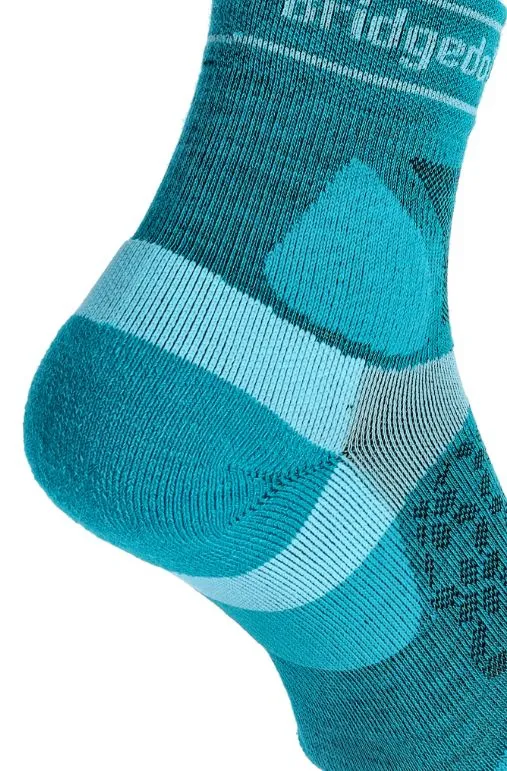 BRIDGEDALE Ultralight T2 Merino Sport 3/4 Women's Socks – teal, image 5 of 5