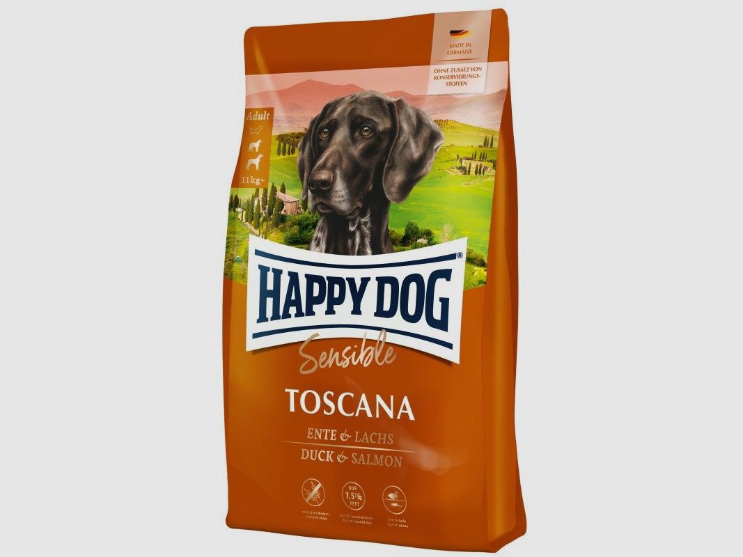 Happy Dog Hunde Trockenfutter Supreme Toscana 1 kg x 4 Stk.
