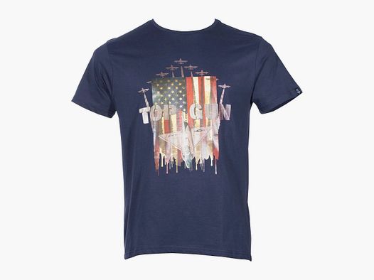 Top Gun Top Gun T-Shirt USAF dunkelblau