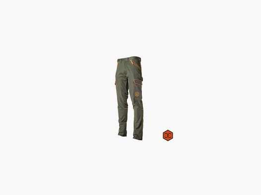 Pantaloni Capone Caccia Sestriere arancione fluo