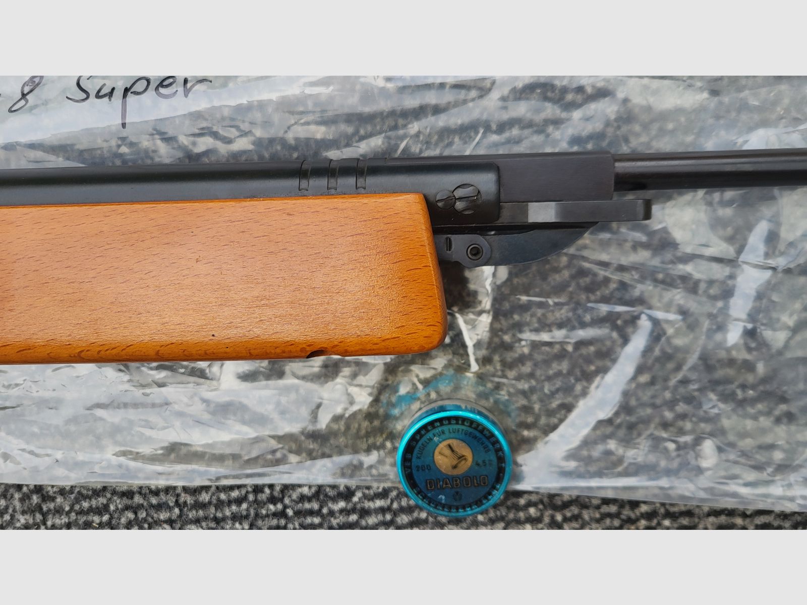 DDR air rifle, Haenel 303 Super with diopter