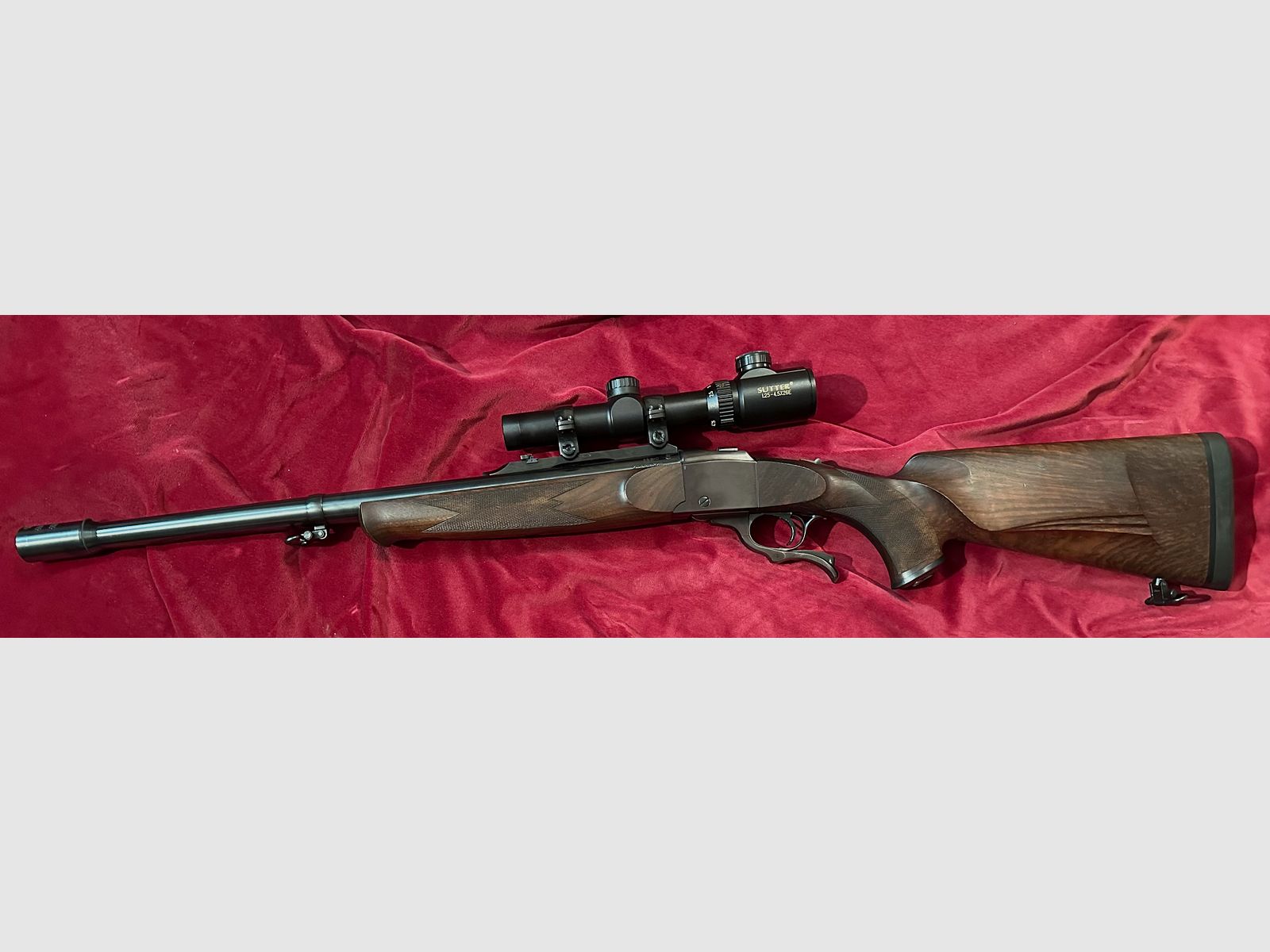 Großwidbüchse   Schöne Ruger Nr 1. Einzelstück Kal 458