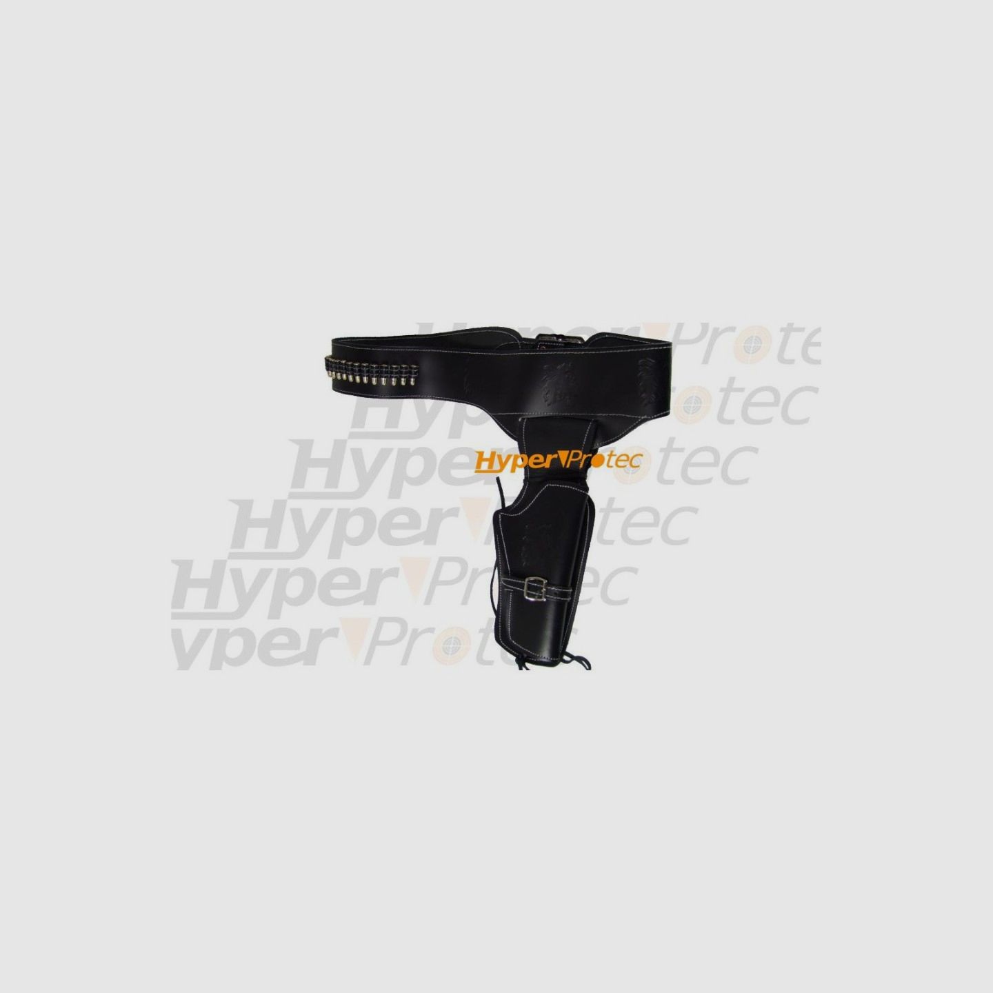 Holster Western Denix für Revolver - Schwarzes Leder
