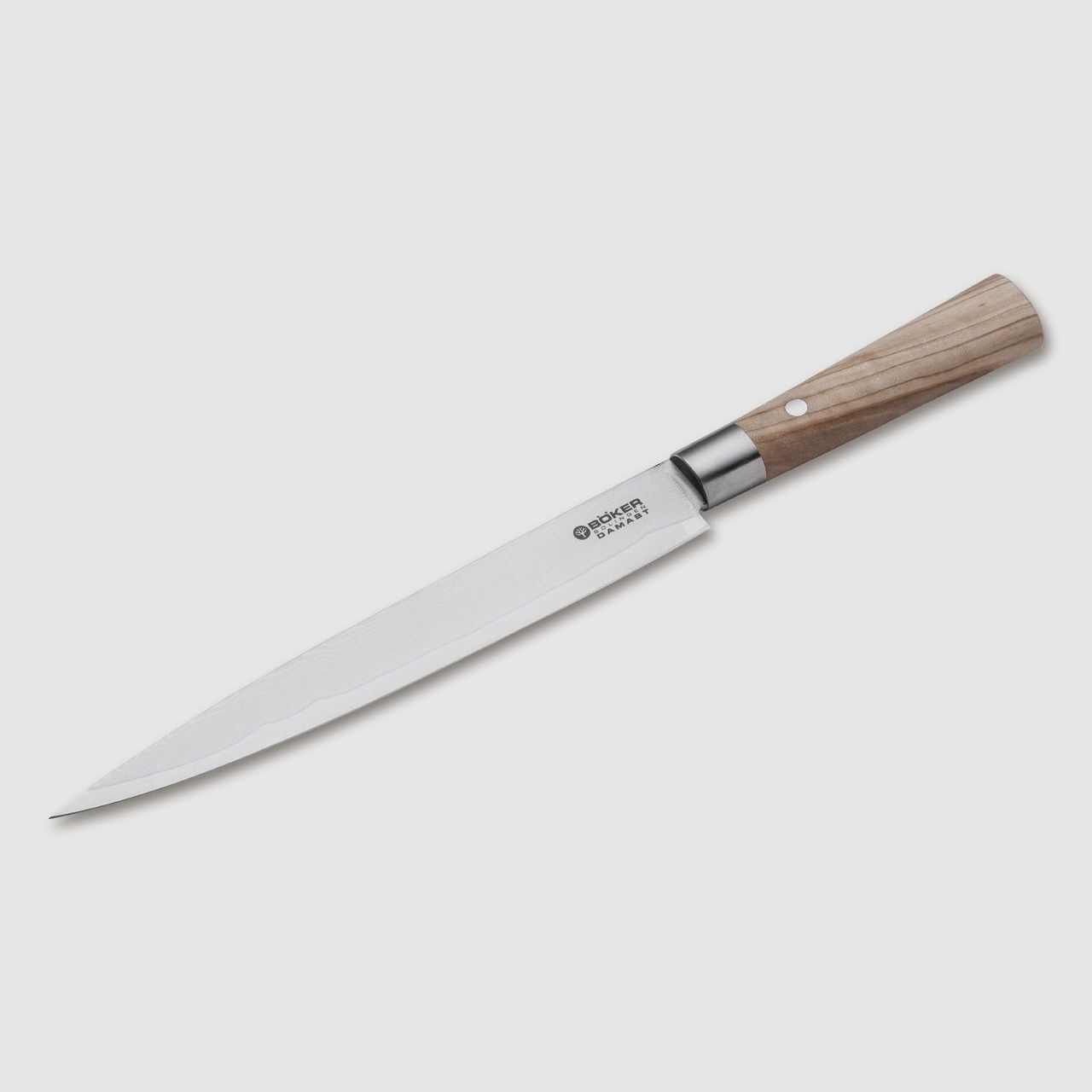 Damast Olive Schinkenmesser