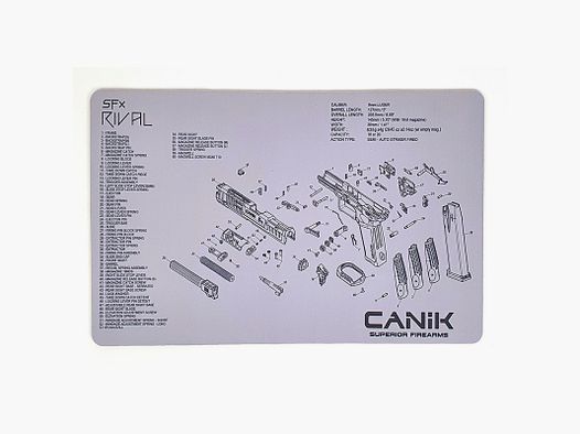 Reinigungsmatte Canik SFX Rival