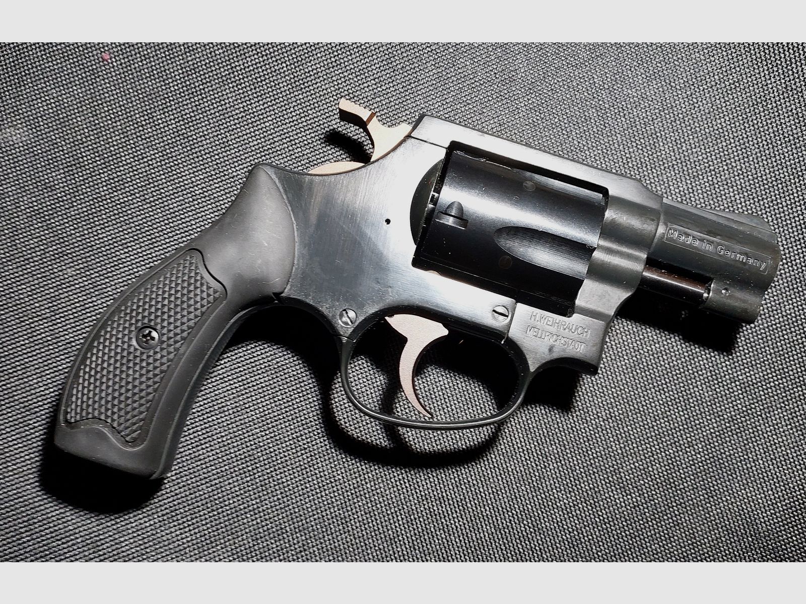 Weihrauch HW37 Cal. 9mm R.K. (PTB 887) OVP muy bien conservado (Arminius HW 37)