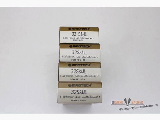 Magtech .32 S&W long WC Wadcutter LWC 6,35g/98gr. 50 Schuß
