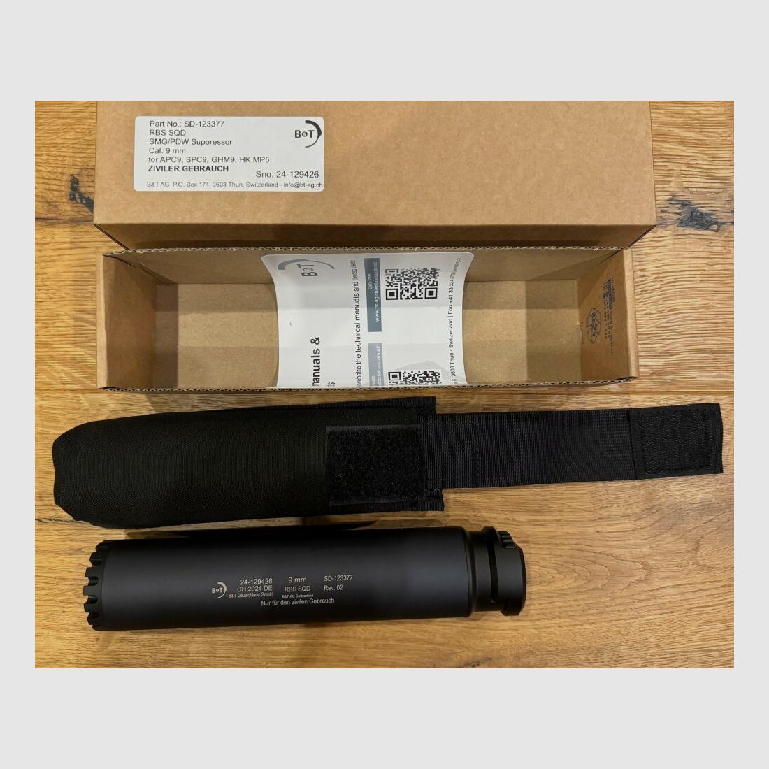 Brügger & Thomet RBS SQD Cal. 9mm