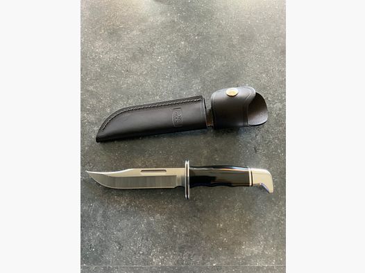Buck 109 Jagdmesser neu einschließlich Lederscheide