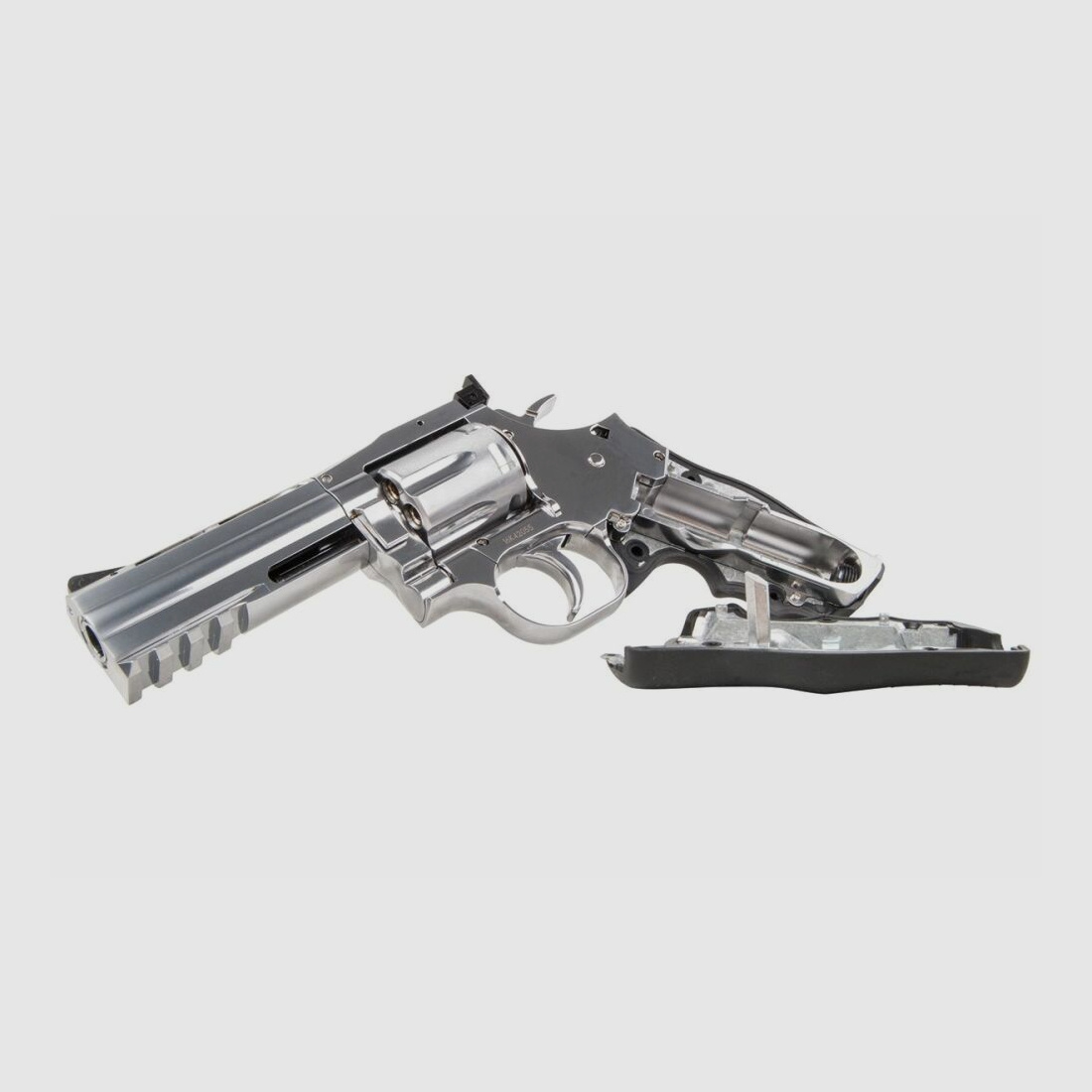 Dan Wesson 715 4" .177 Silber 4,5mm Druckluft Co2