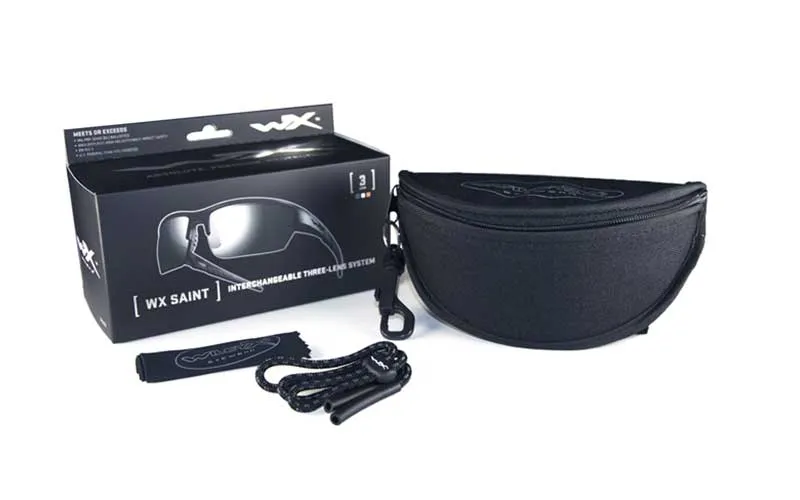 Wiley X SAINT gafas de sol Grey/Clear/Light Rust Matte Black Frame, imagen 6 de 9