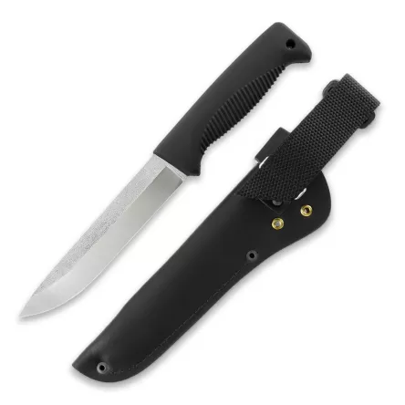 Peltonen M95 Ranger Puukko knife, uncoated blade, leather sheath (FJP600), image 2 of 3