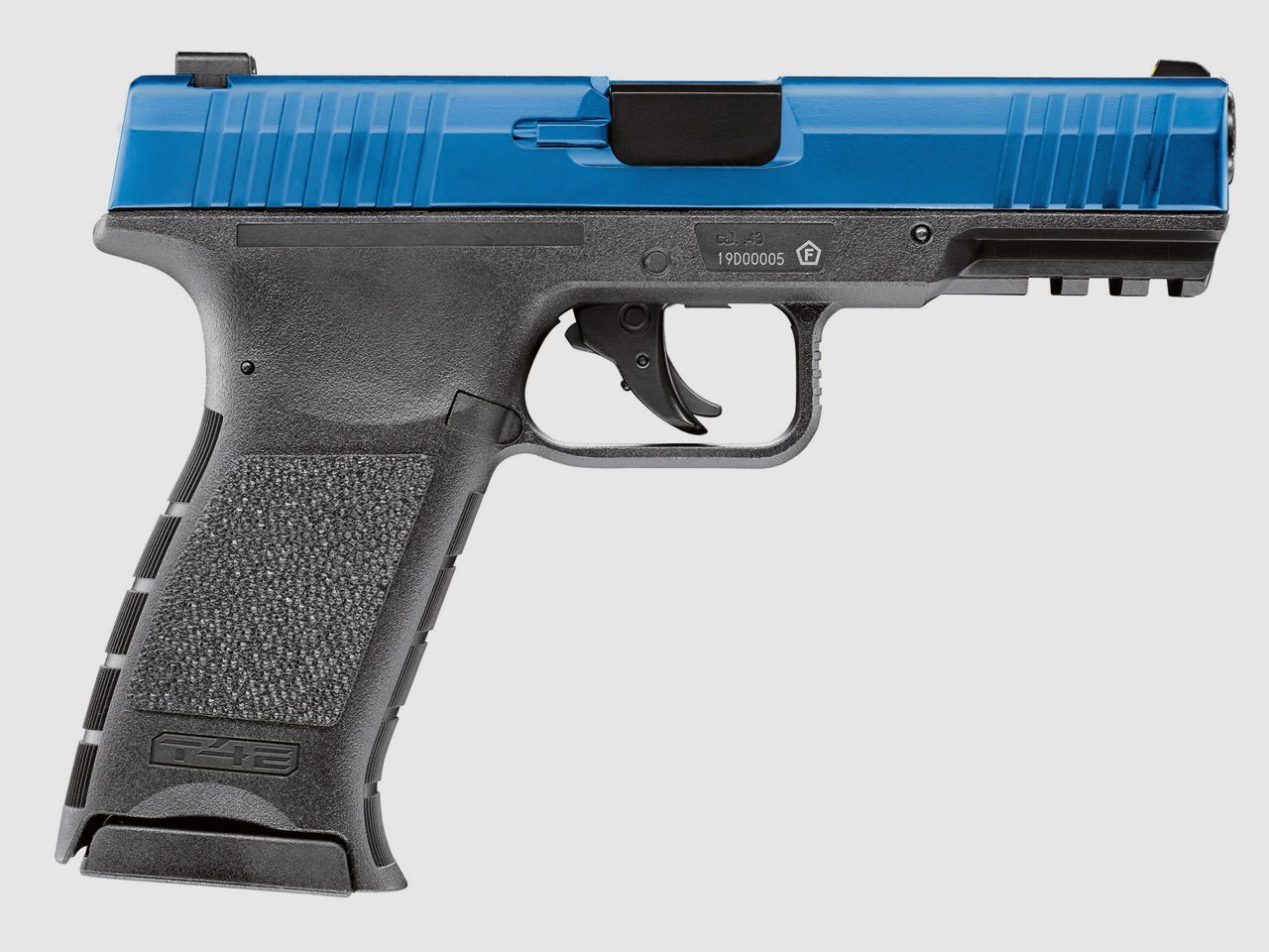 CO2 Pistole RAM Markierer T4E TPM1 LE blau fĂĽr Gummi-, Pfeffer- und Farbkugeln Kaliber .43 (P18)