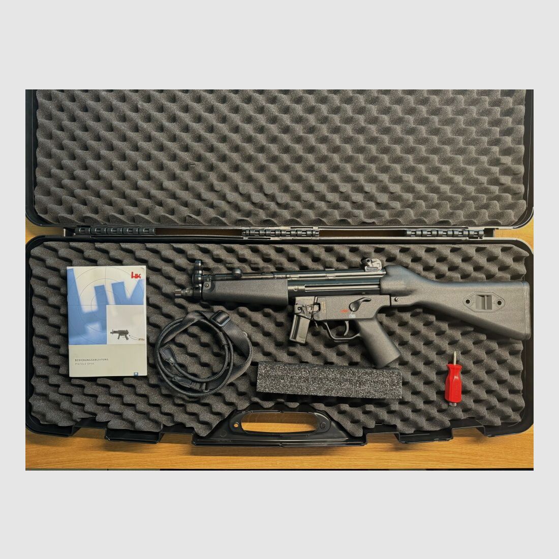 Rifle Heckler und Koch SP5 con silenciador B&T RBS SQD™ Compact, imagen 6 de 6