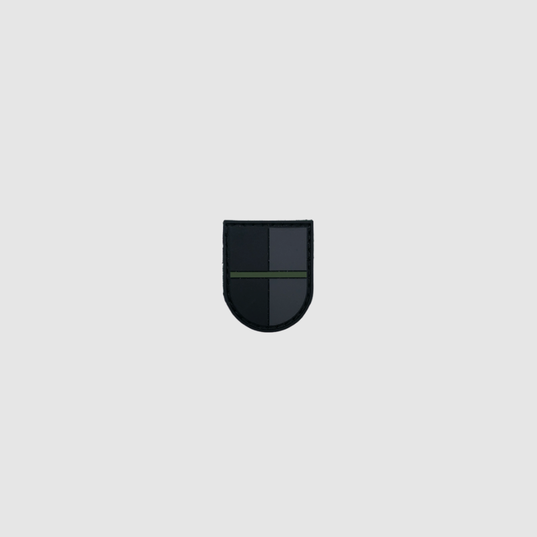 Patch Kanton TESSIN "Thin Green Line" SCHWARZ