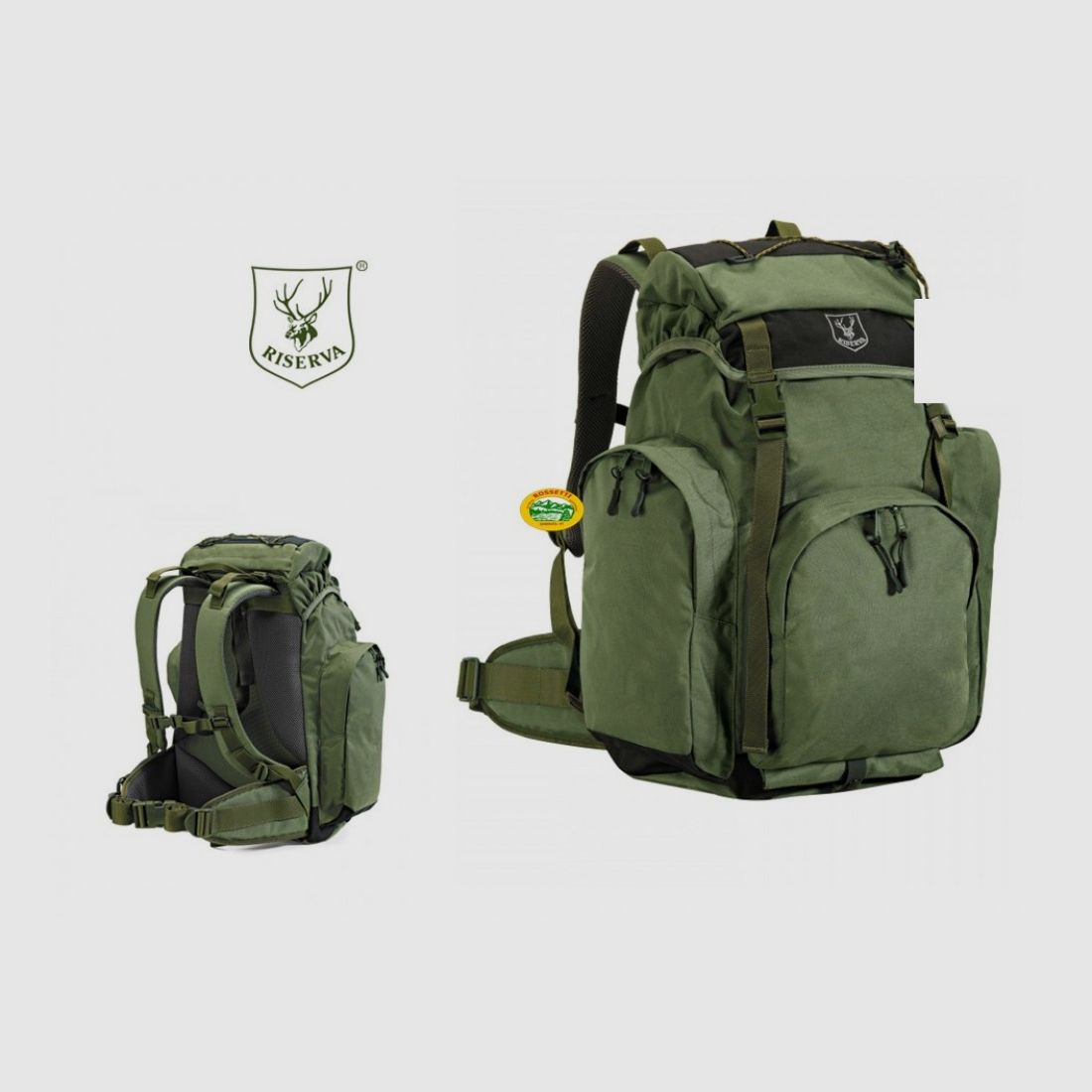 RISERVA Rucksack für Büchse 3 Taschen Cordura Dupont 35 l Recco-System RV1830