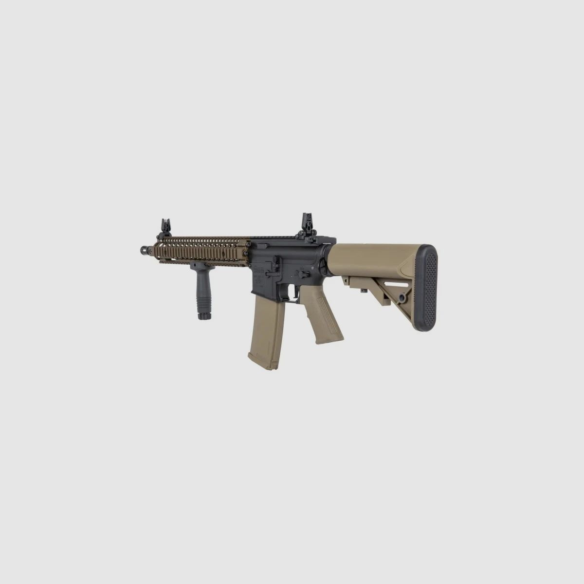 SA Daniel Defense® MK18 Block II (SA-P26 PRIME™ Aster II ETU BLDC™) Rifle Airsoft Libre a partir de 18 – Chaos Bronze -F-