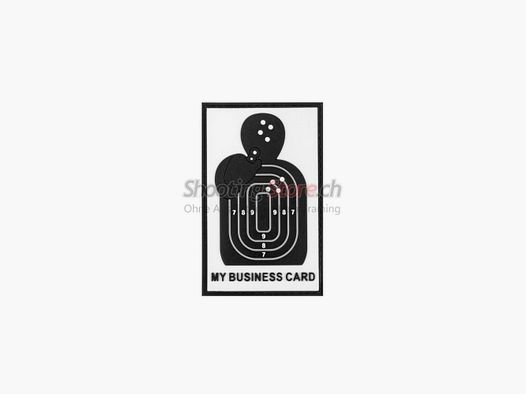 JTG My Business Card Rubber Patch SWAT