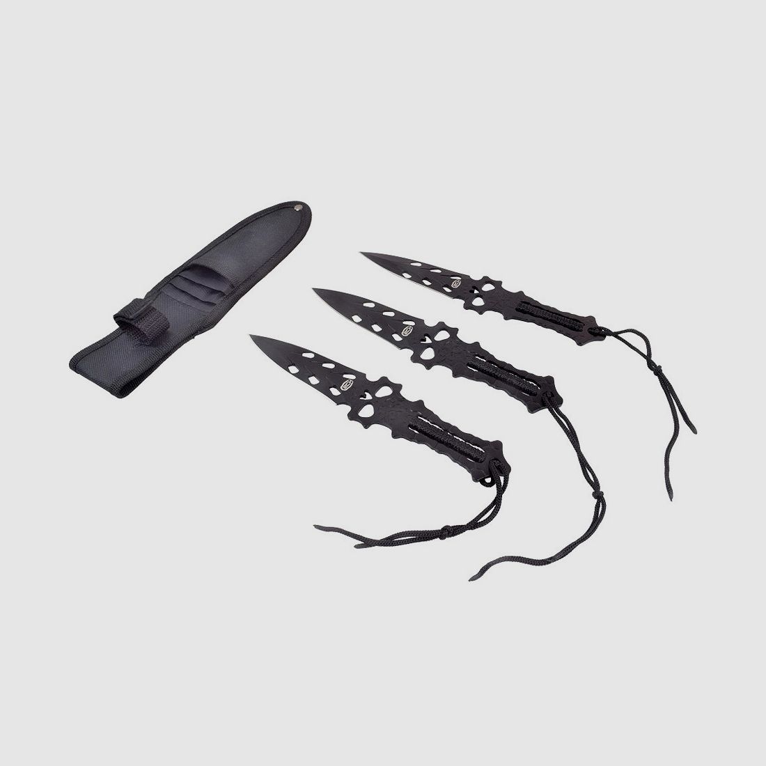 Throwing knife set 3 pieces with sheath