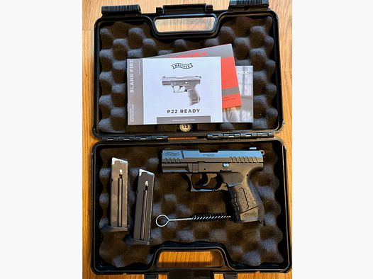 Umarex Walther P22 Ready Schreckschusspistole + Ersatzmagazin