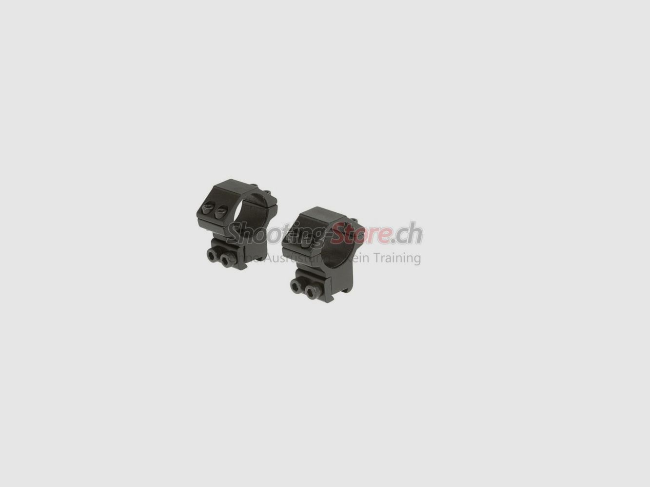 Leapers 25.4mm luchtgeweer montagering medium zwart