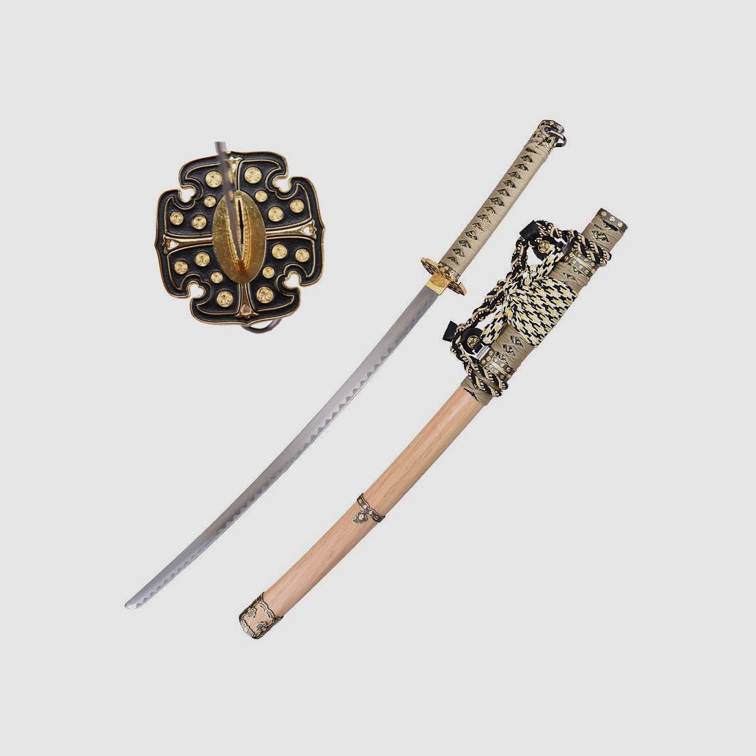 Katana Tachi Suisei mit stilvoller Verzierung