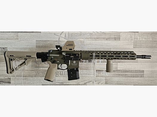 Schmeisser AR15 M4FL 14,5" OD Green Sondermodell MAGPUL Kal. .223Rem mit Optik - versandkostenfrei - Neuware vom Fachhandel