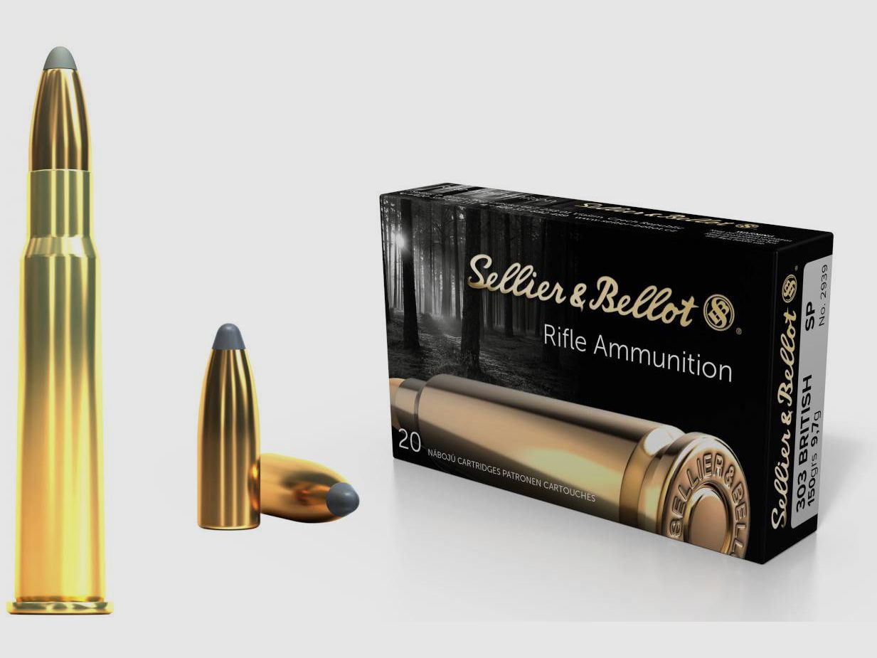 Büchsenpatronen Sellier & Bellot 303 British SP, Bild 1 von 2