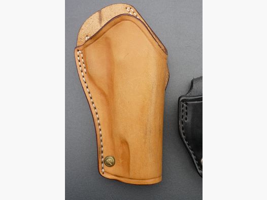 HKDesign Holster Art. Nr. 005  ,Schnellziehholster mit eingeklebter Lederkornschiene und Einstellschraube für :Colt 1911 - für Rechtshänder  