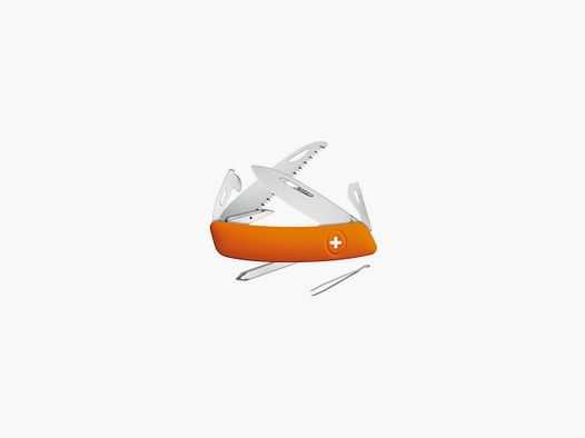 Schweizer Taschenmesser Swiza D06, orange 7,5 cm