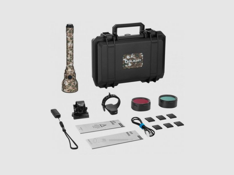 Jagdkit mit wiederaufladbarer LED-Taschenlampe Javelot Turbo 2 Olight camo, Bild 1 von 5