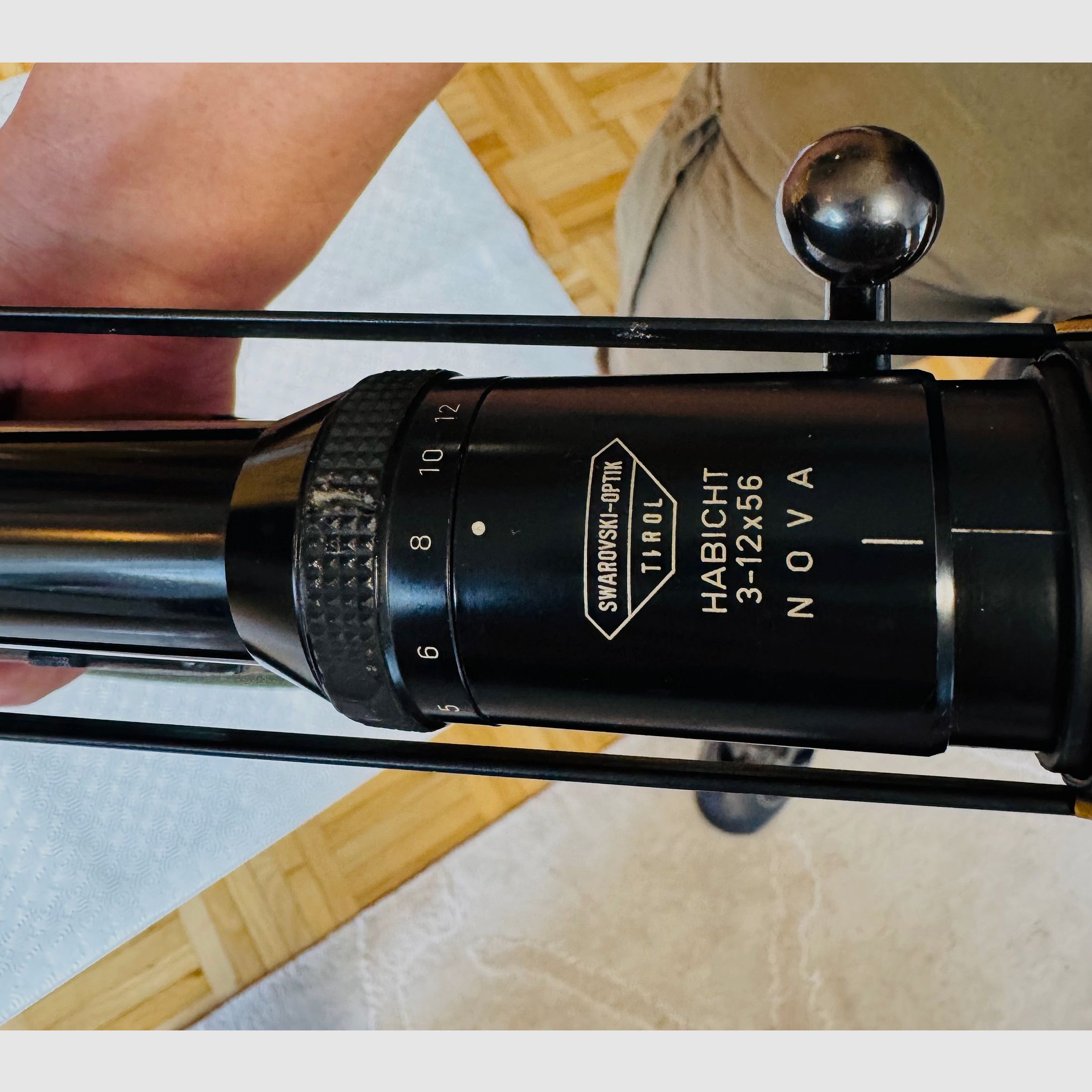 Repetitiegeweer Mauser Model 98 – Müller – Kaliber 7×64 – Kombi-trekker – Swarovski Habicht 3–12×56, kruis 4 – Suhler haakmontage