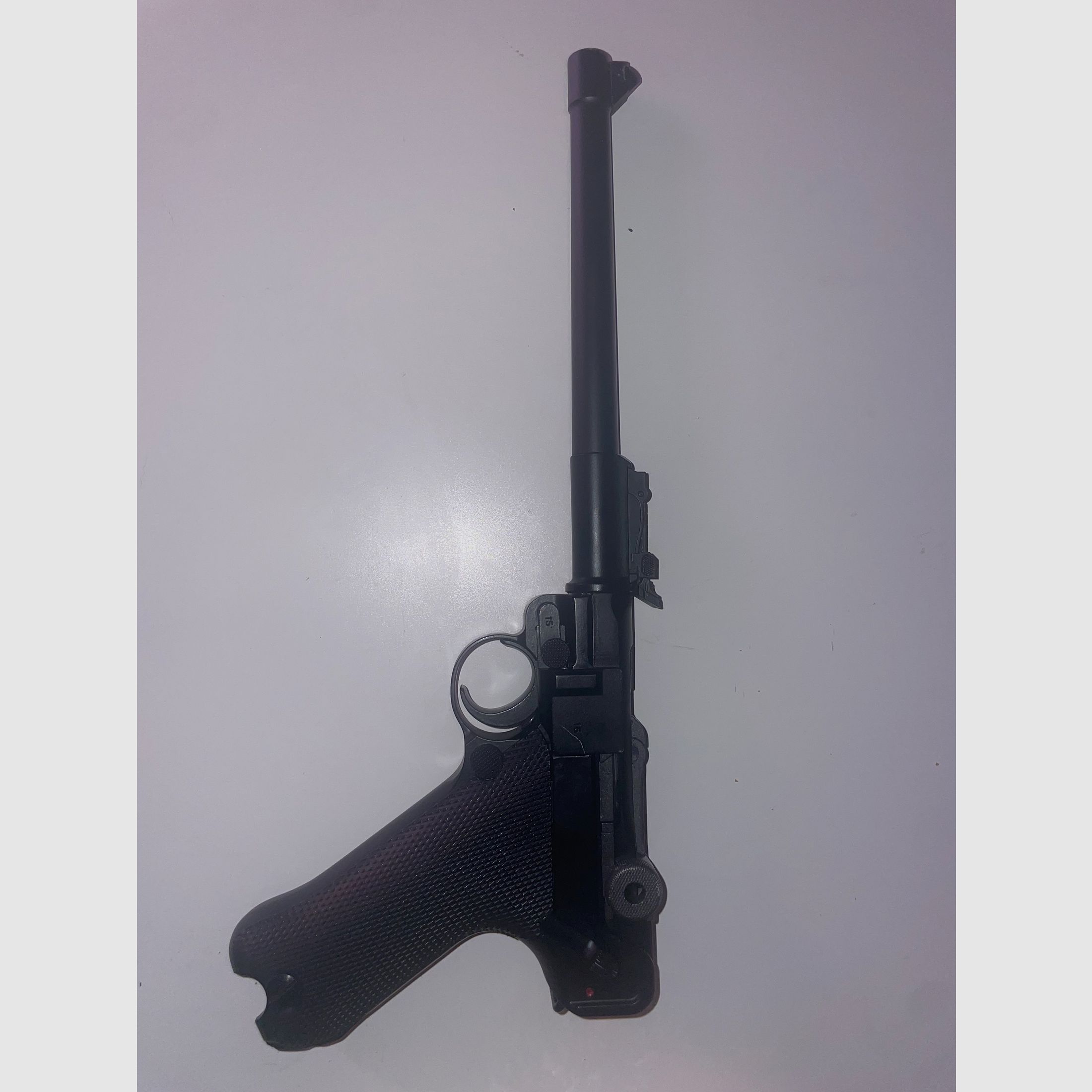 P08 GBB de WE, Drum Mag, Nuprol premium Gas Rojo