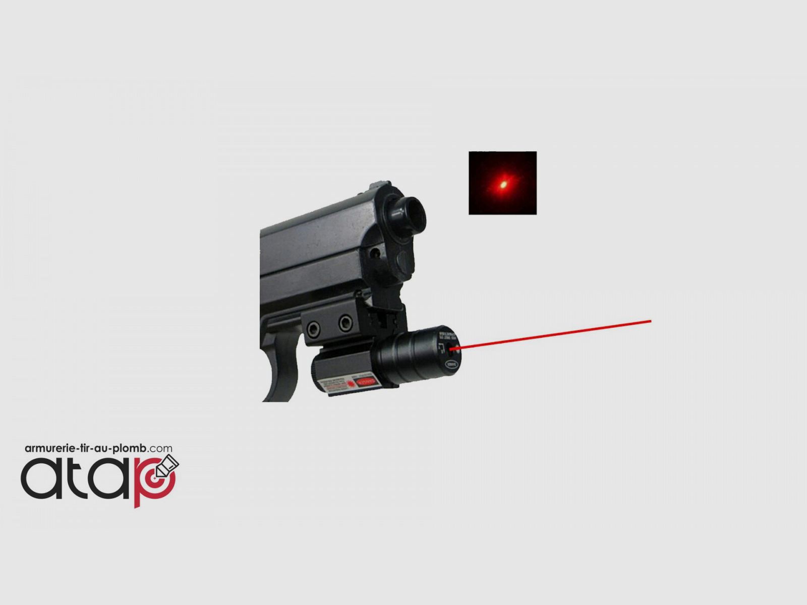 Minuscule Laser-Mikroschuss für Schiene 11 und 22 mm, Bild 3 von 6