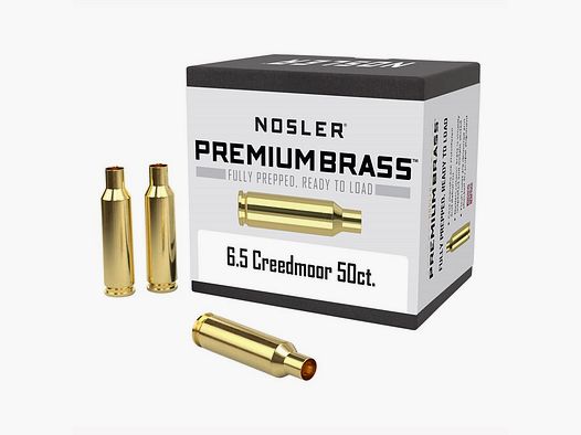 NOSLER 6.5MM CREEDMOOR BRASS 50/BOX
