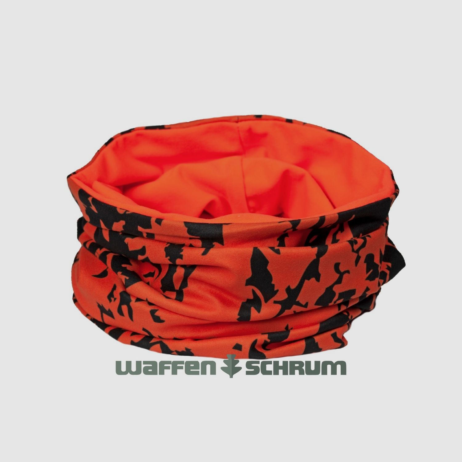 Skogen Neckwarmer Camo Signal Orange Schwarz Tarn