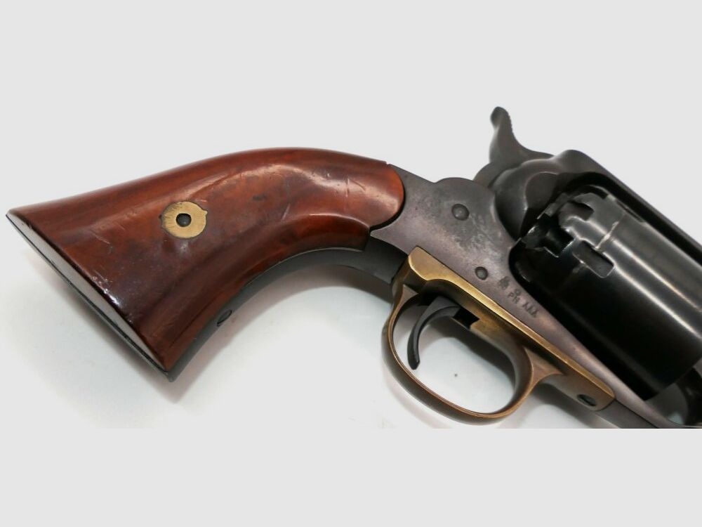 Hege Uberti percussion revolver Model 1858 New Army, caliber .44, 8-inch barrel.