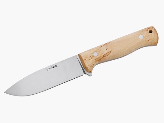 Cuchillo de exterior Herbertz con mango de maser birch
