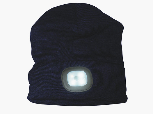 Strickmütze mit LED-Licht
