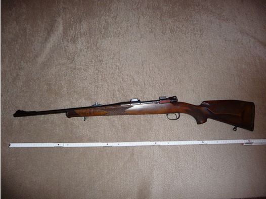Système Mauser 98er Kurz-Repetierer : Cal. 6,5x55, Longueur du canon env. 52cm Semi Weight, EAW Schwenkmontage, Retourneur