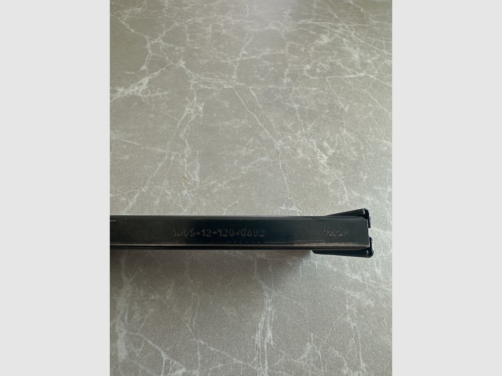 Originele Walther P38 9mm magazijn met bevoorradingsnummer BW