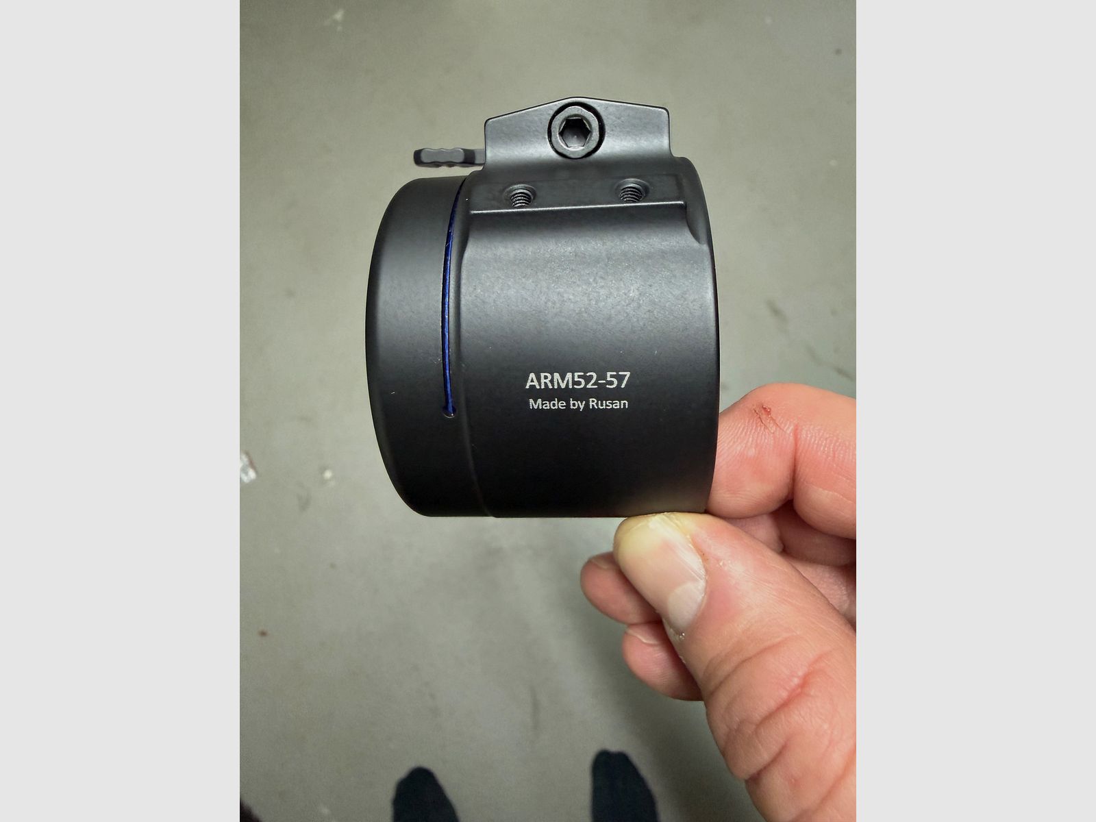 Adattatore Rusan Klemm 52 mm - 57 mm filettatura M52