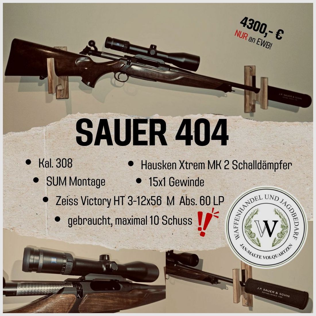 Sauer 404 308Win.