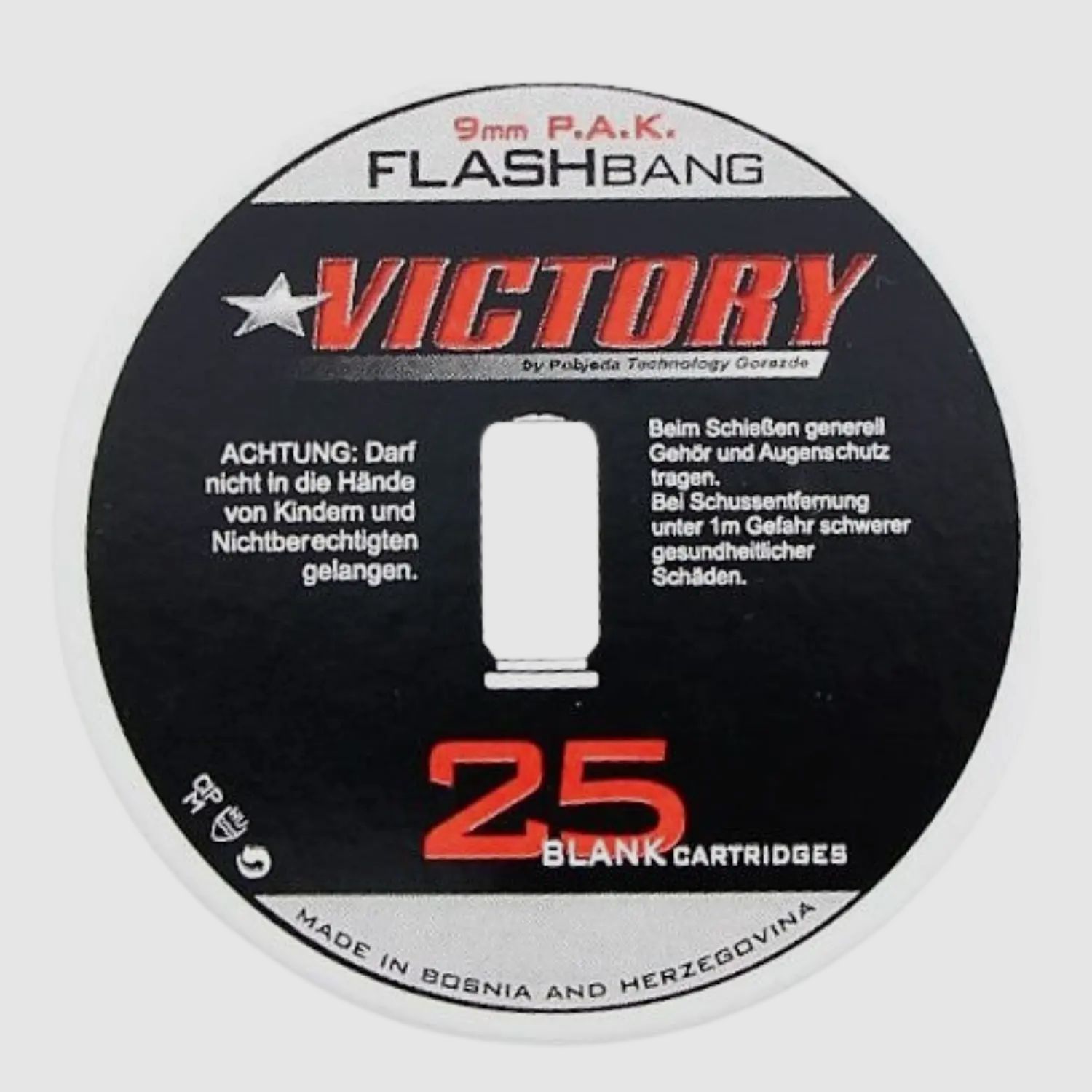 Victory Flashbang Blitz Blank Cartridges 9mm PAK