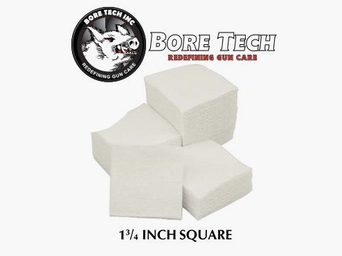 Parches de limpieza BoreTech cuadrados de 1 3/4» – 4″,SQUARE,100