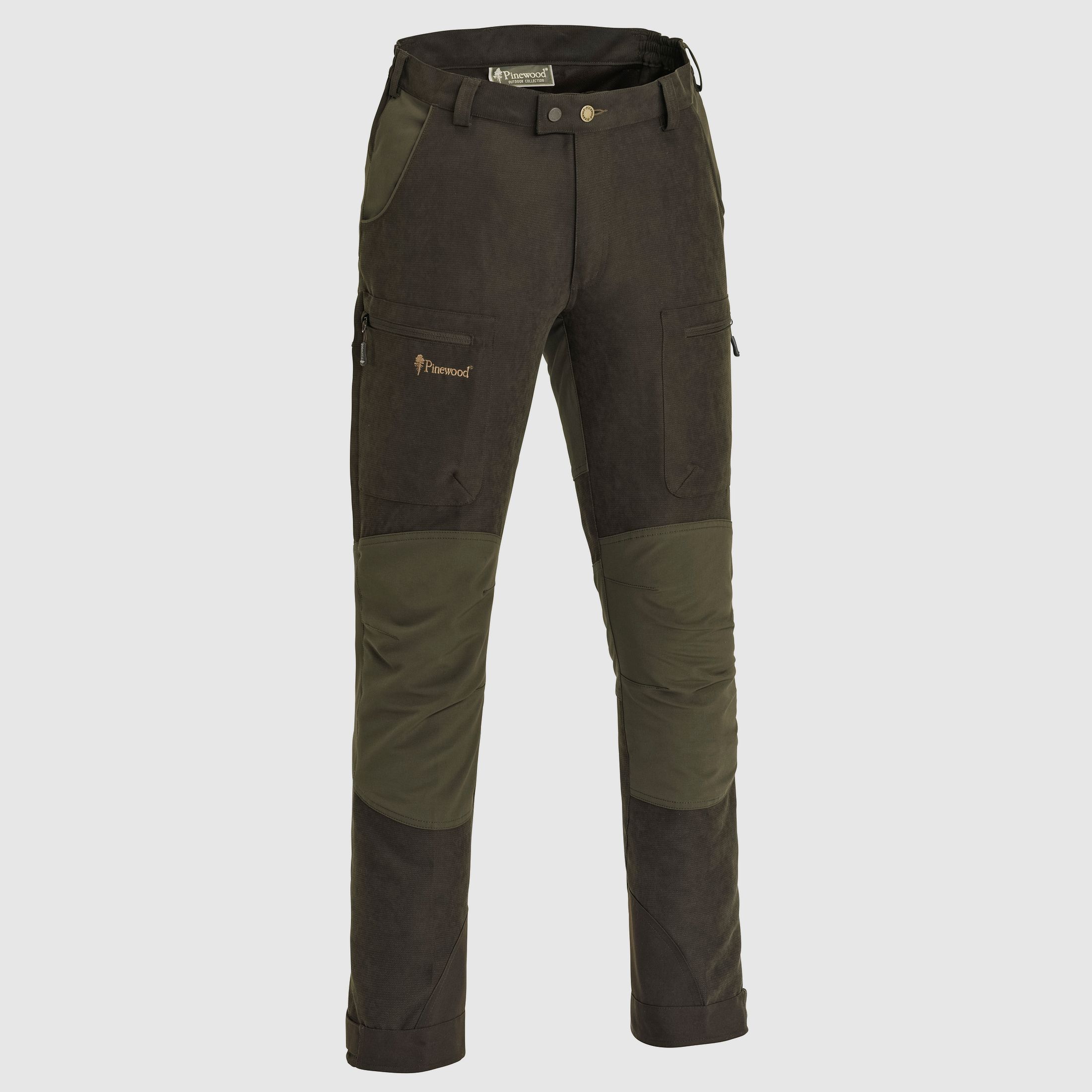 Pinewood Caribou Hunt pantalon taille 52 Suede Brown/D.Olive
