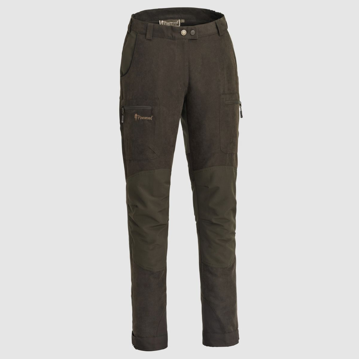 Pinewood Hose Caribou Hunt Suede Brown/Dark Oliv